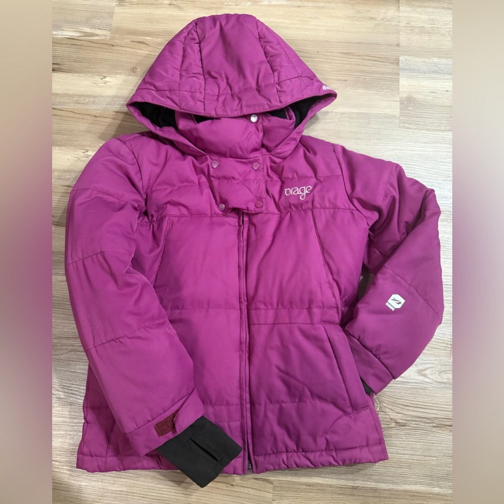 Orage Kids' Magenta Puffer Jacket